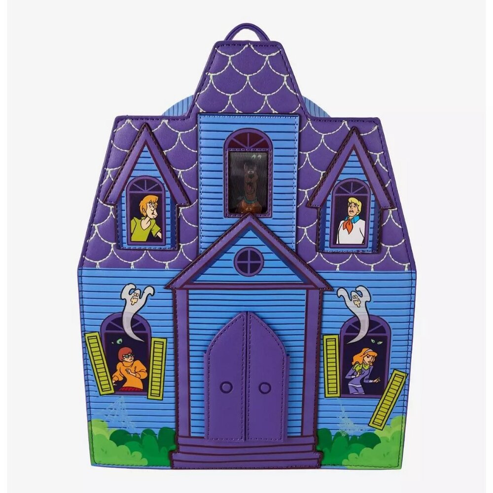 Loungefly Scooby-Doo! Haunted Mansion Figural Lenticular Mini Backpack NWT​
